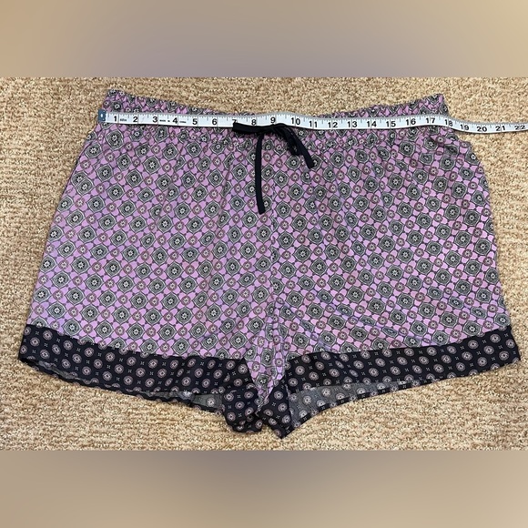 Simply Vera VeraWang - Womens Shorts - Pink/Grey/Black - Size XL - Picture 2 of 8